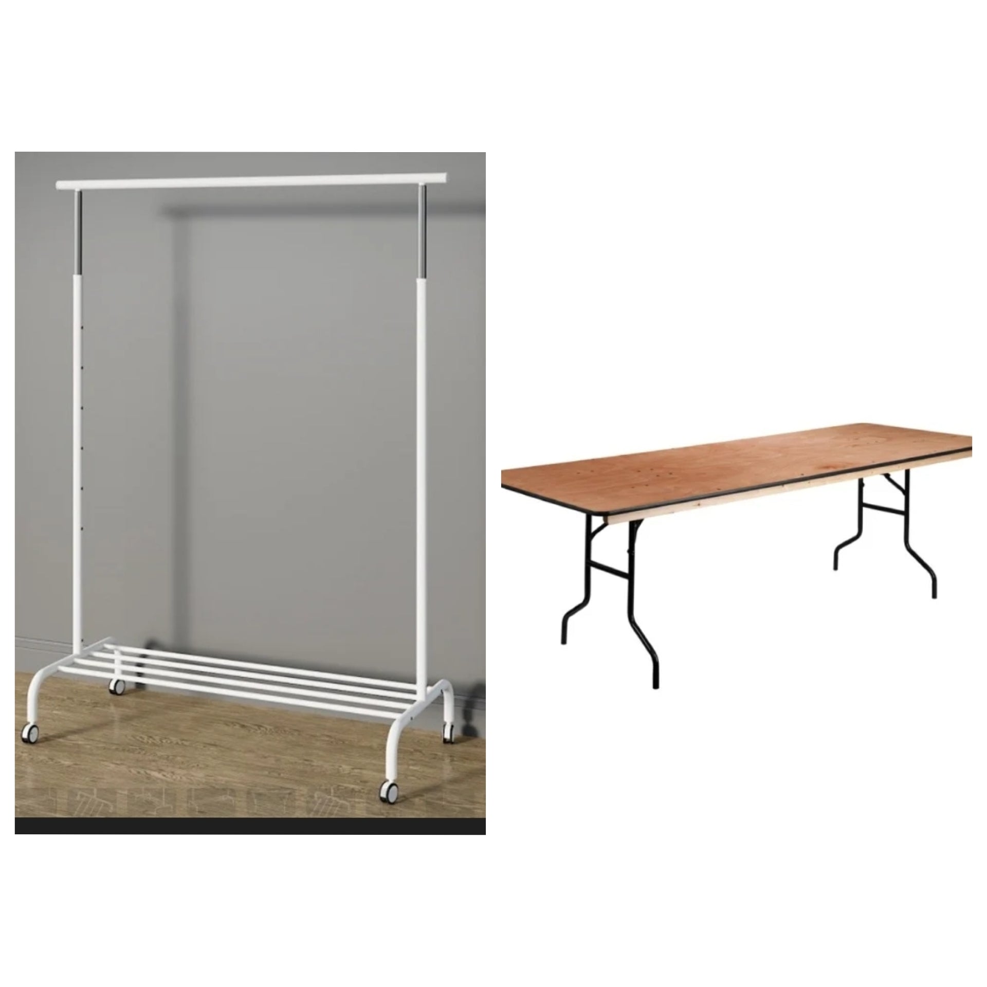 23 Mai Option D : Emplacement 1 rack (loué) + 1 table (louée)